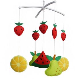 Delicious Fruit Baby Hanging Toy Musical Crib Mobile