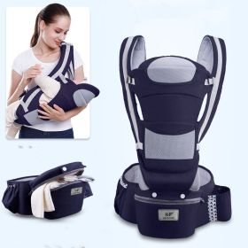 Multi-functional baby waist stool (Color: Dark blue)